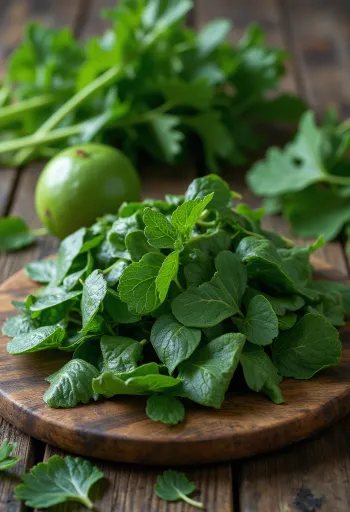 Mâncare din frunze de Cassava tocate și gătite