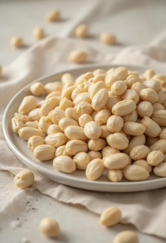 Trei tipuri de muguri de pin comparate pe fundal alb