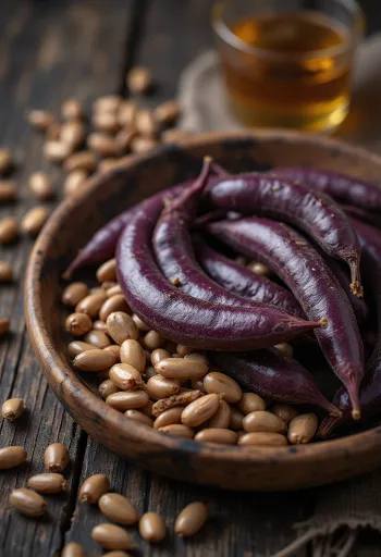 Boabe de fasole Hyacinth (Lablab) uscate