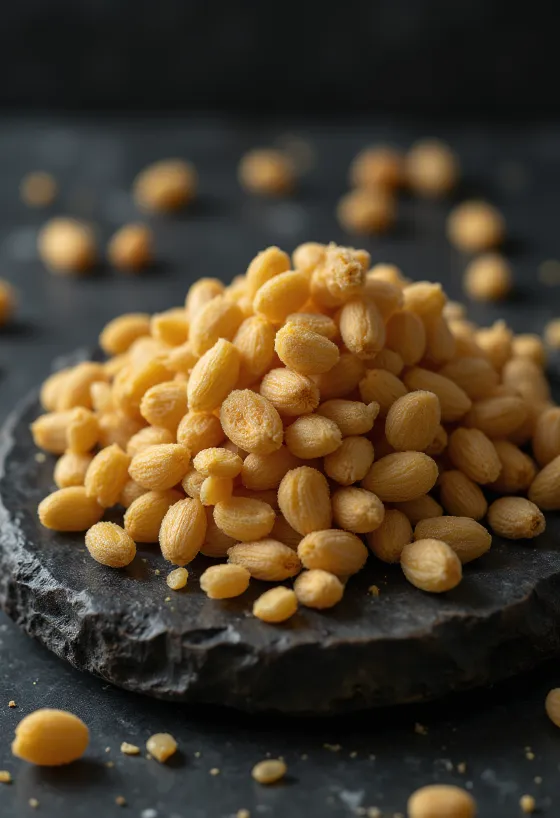 Semințe de roșii uscate pe un blat de bucătărie din lemn