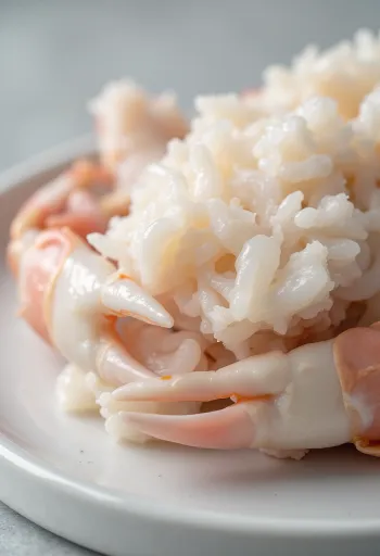 Crevete proaspăt pe tocător de lemn cu lămâie, usturoi și condimente