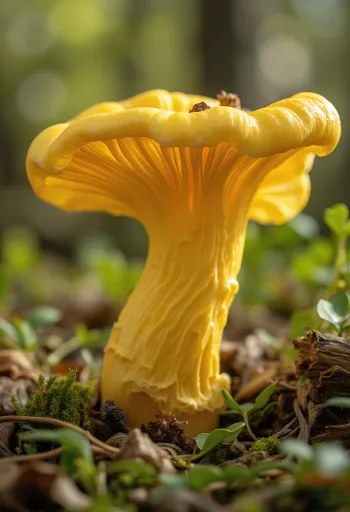 Gălbiori proaspeți pe o scândură rustică de bucătărie, în lumină naturală deschisă