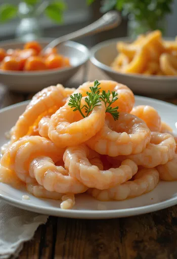 Carne proaspătă de scoică inimă pe gheață cu lămâie și pătrunjel