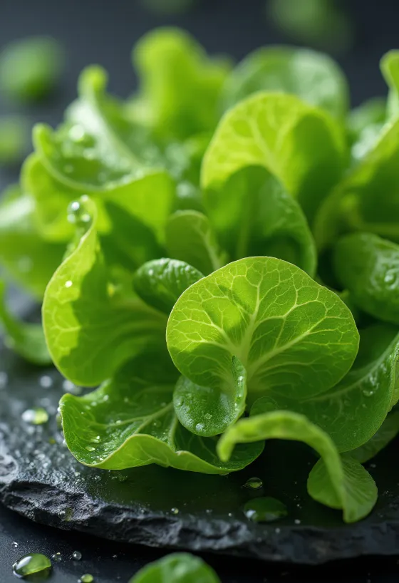 Alge Salată de Mare uscate, foi verzi deschis