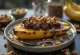Banane la grătar BBQ cu scorțișoară și ciocolată servite