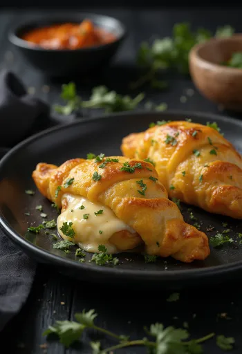 Elarji cu brânză Sulguni aluat proaspăt copt cu brânză bogată și condimente