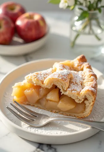 Plăcintă cu mere tradițională – Prăjitură de casă umplută cu mere moi cu scorțișoară în aluat crocant.