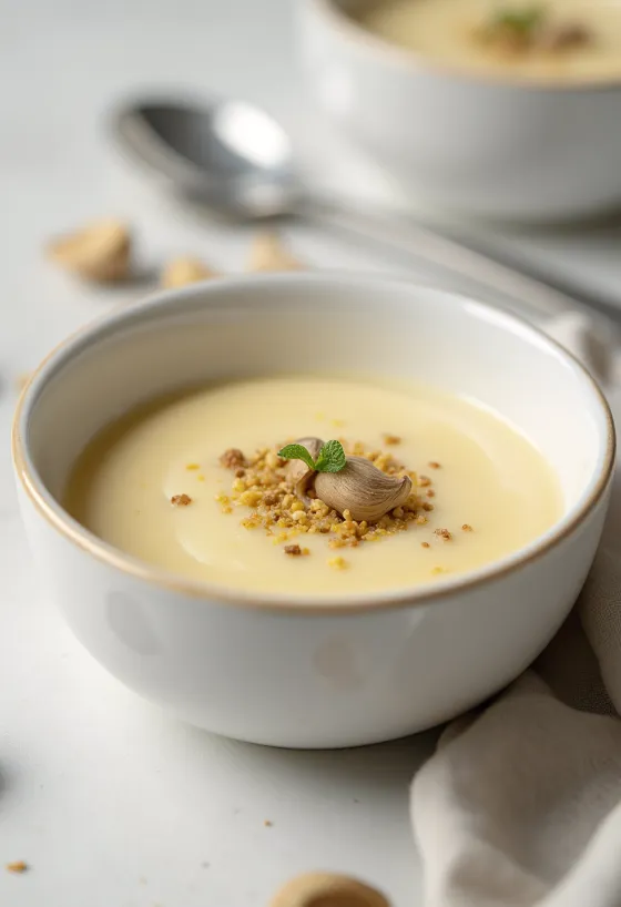 Panna cotta cu cardamom în pahar