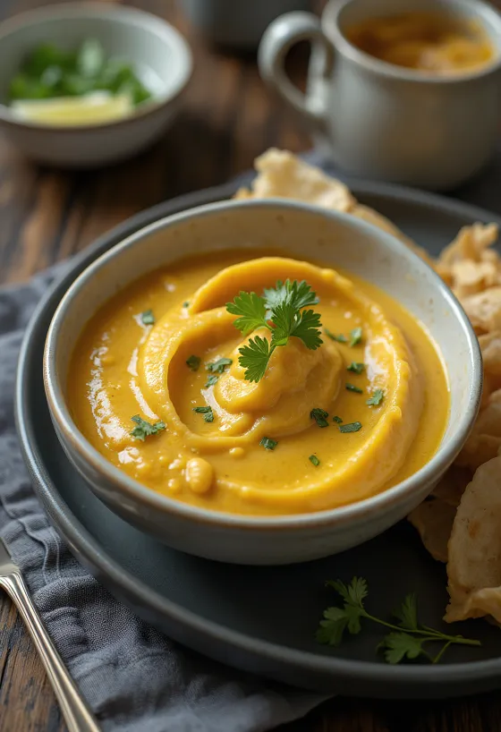 Sos Curry Korma servit cu orez