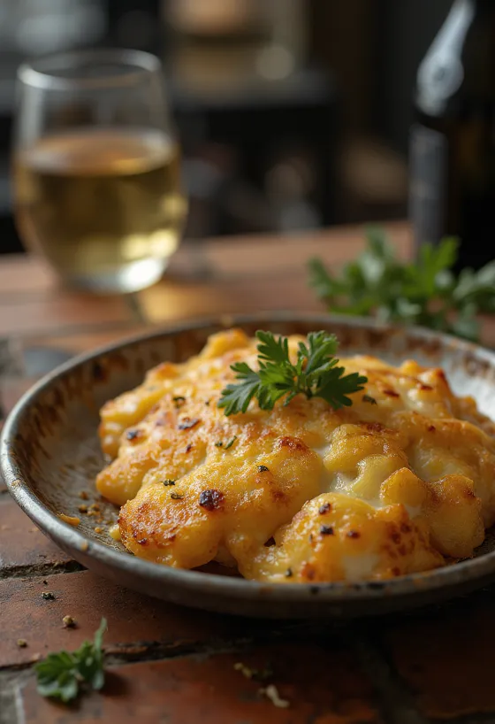 Saganaki aromat cu ouzo, prăjit auriu, flambat și servit cu lămâie