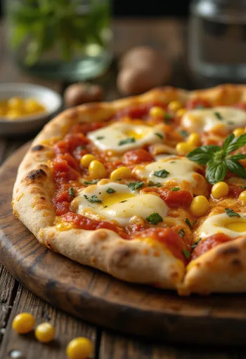 Pizza al Mais cu porumb și brânză