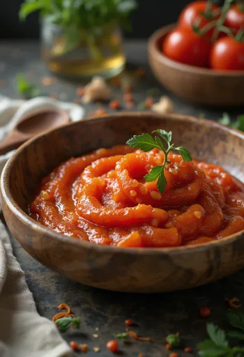 Sos de roșii cu miere și rozmarin