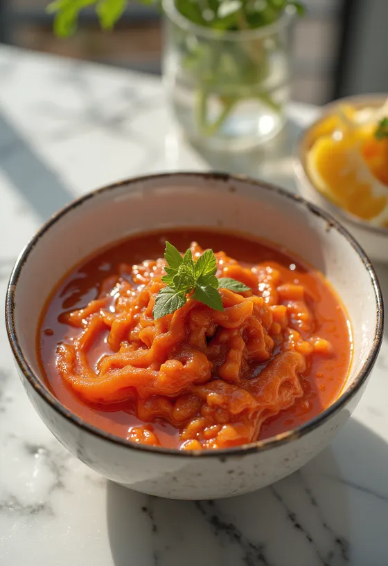 Sos Gochujang servit