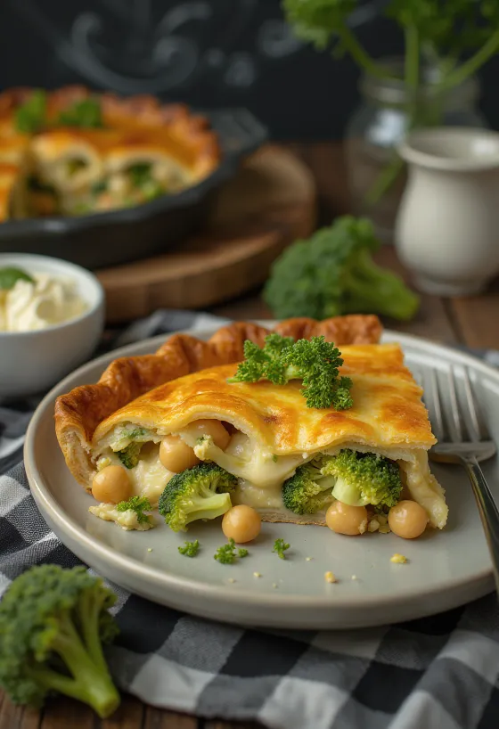 Tarta condimentată cu legume proaspăt coaptă, decorată cu legume colorate