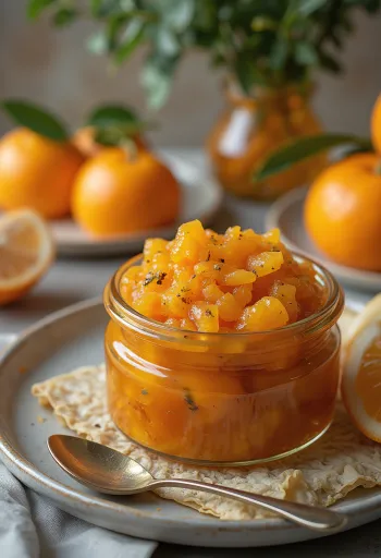 Chutney de portocale dulce-acrișor servit