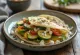 Wrap mediteranean cu legume și brânză feta