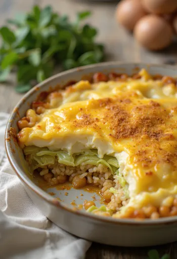 Varză creață la cuptor vegană servită