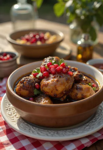 Fesenjan servit cu orez