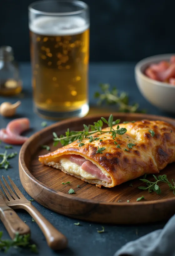 Calzone cu Făină de Hrișcă proaspăt copt
