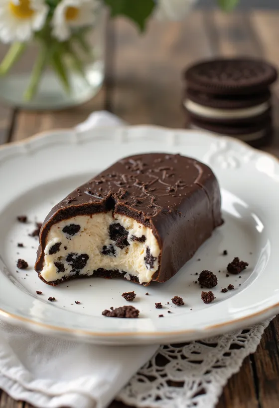 Batoane de înghețată Oreo de casă