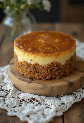 Tort cu miere decorat cu nucă