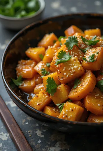 Wok de dovleac cu tofu curry