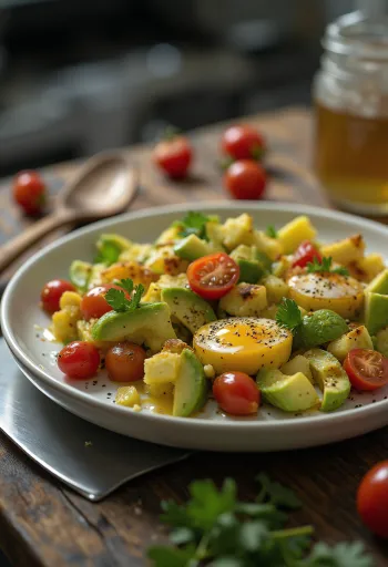 Salată de vinete cu avocado