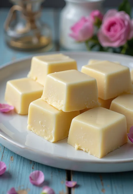 Barfi Clasic, servit cu migdale și aromă de șofran