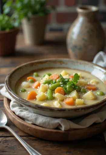 Chowder de legume, supă cu gust bogat și cremos