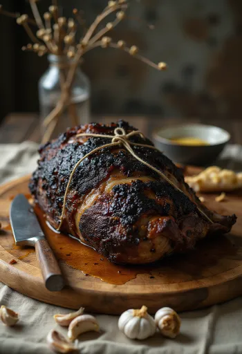 Mistreț la proțap cu ierburi și legume coapte