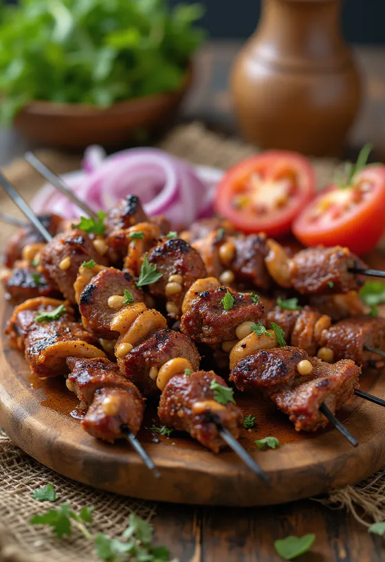 Suya servită