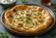 Lauki paratha, lipie umplută cu dovlecel, servită cu coriandru proaspăt