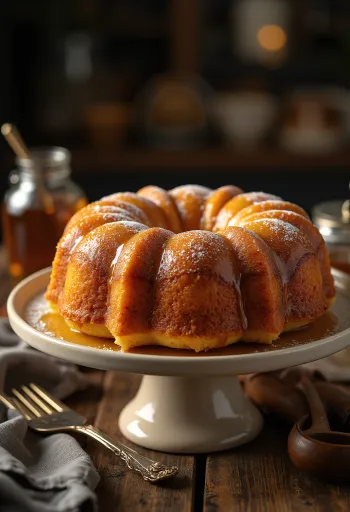 Guguluf cu miere servit