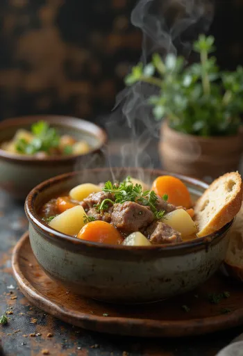 Irish Stew, mâncare tradițională irlandeză cu carne de miel și legume