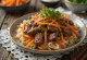 Bulgogi de Vită cu Morcovi stil coreean servit