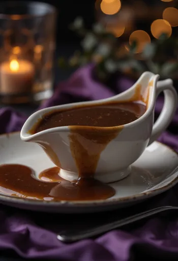 Sos cu bere neagră servit cu fripturi