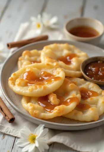 Luchi servit cu sos dulce de tamarind