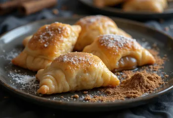Chilenai empanada de dulce de leche proaspăt coapte, plăcinte aurii