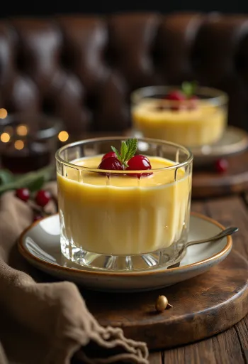 Parfait cremos cu lichior de ouă