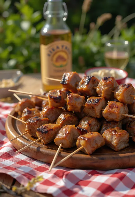 Arrosticini servit