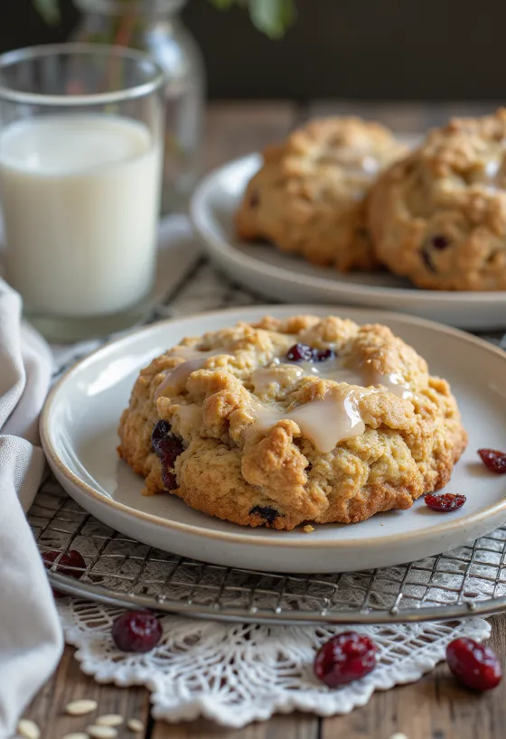 Biscuiți cu muesli proaspăt copți