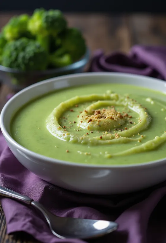 Sos cremos de broccoli servit