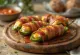 Jalapeno învelit în bacon BBQ servit