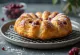 Eccles cake cu merișoare, prăjitură din aluat foietaj cu fructe