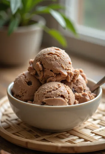 Înghețată Aero Ice Cream servită