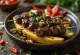 Satay de Capră, carne de capră la grătar în marinadă de unt de arahide