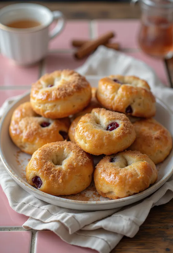 Eccles cake cu umplutură de mere și scorțișoară, aluat foitaj