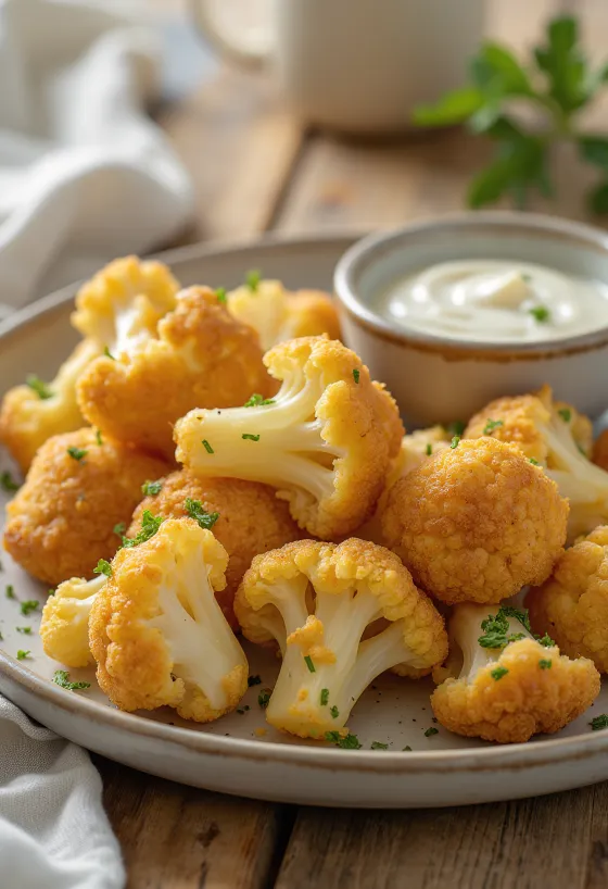 Conopidă pane prăjită auriu, servită în crustă crocantă