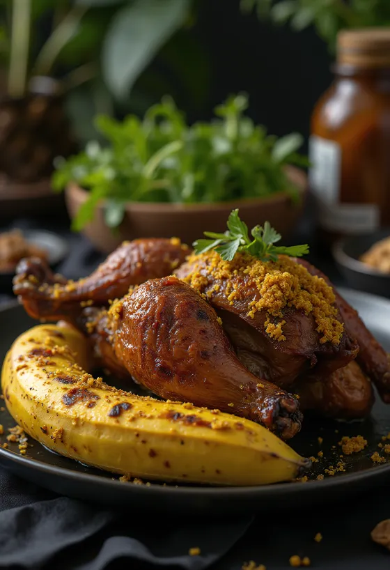 Rață Betutu rumenită întreagă