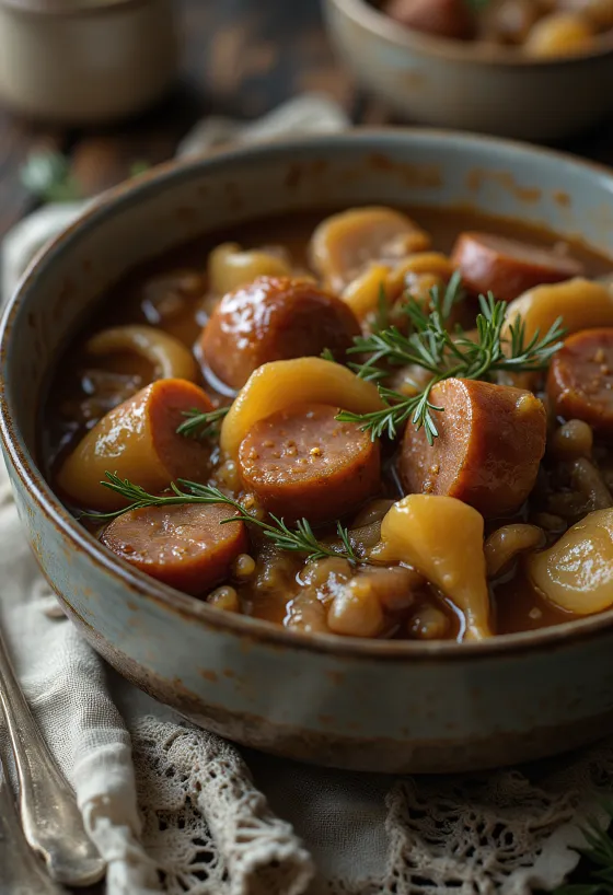 Tocană Bigos în oală tradițională